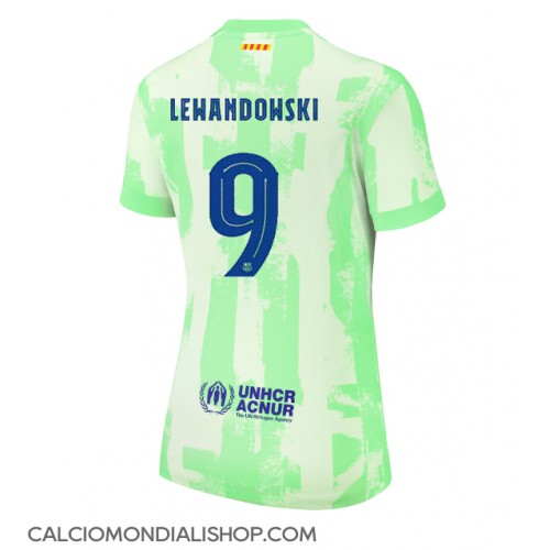 Maglie da calcio Barcelona Robert Lewandowski #9 Terza Maglia Femminile 2024-25 Manica Corta